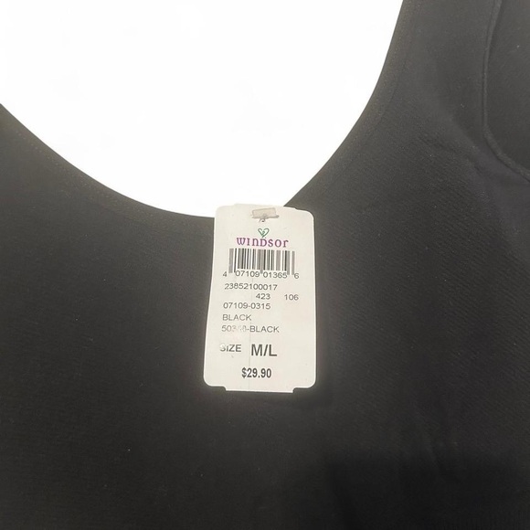 Black Ribbed Windsor Jumpsuit - Picture 3 of 3